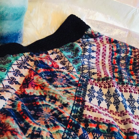 Vanity Print Wrap Skirt XL - Picture 3 of 5